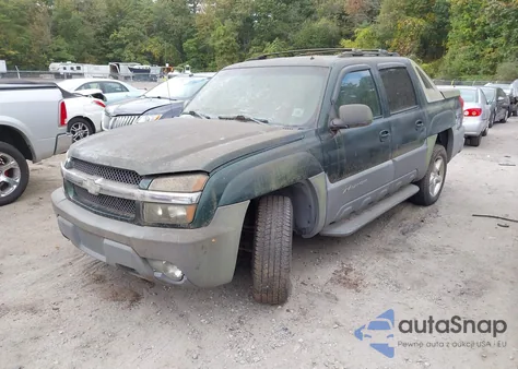 2002 Chevrolet Avalanche 1500 from USA, damaged, VIN 3GNEK13T32G133496